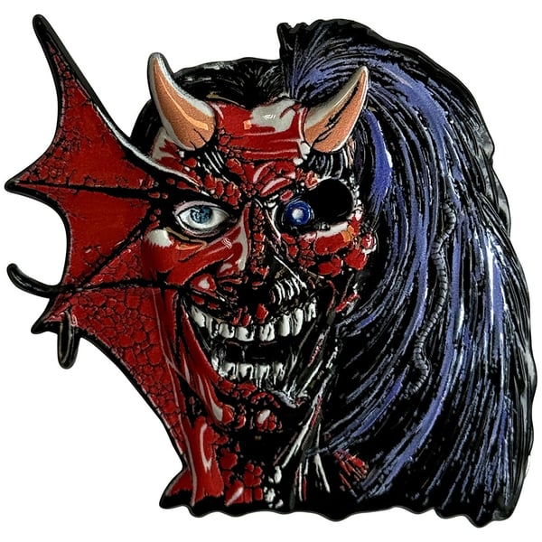 Iron Maiden Purgatory Pin Eddie Badge