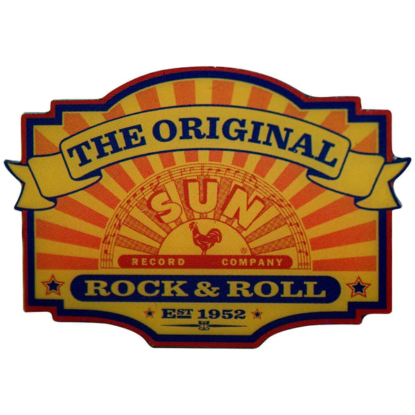 Sun Records Elvis The Original Pin Badge