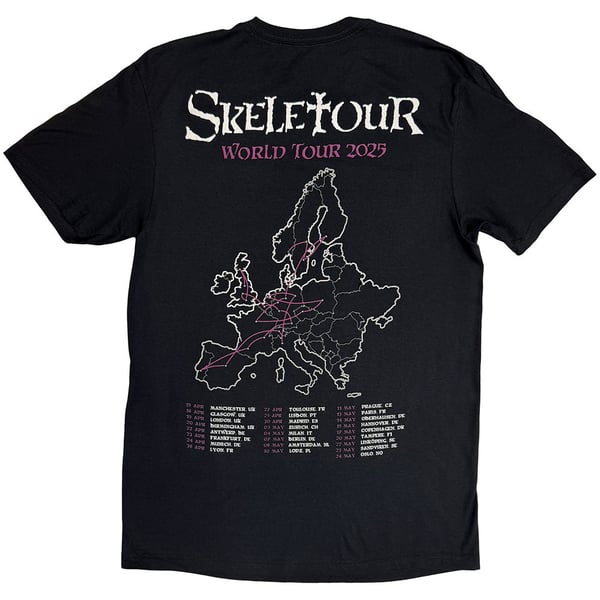 Ghost Unisex Vuxen Skeletour Admat 25 Turnédatum T-shirt