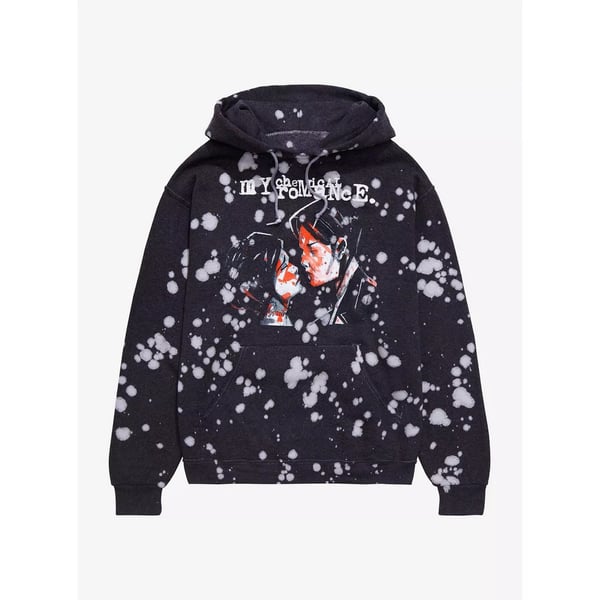 My Chemical Romance Unisex Aikuisten Three Cheers Dip Dye -huppari My Chemical Romance Unisex Aikuisten Three Cheers Dip Dye -huppari