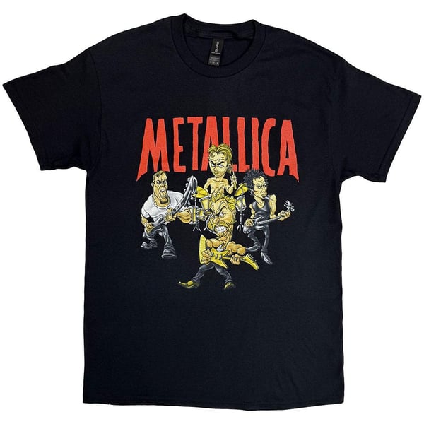 Metallica Unisex Vuxen Load Chavez Tecknad T-Shirt