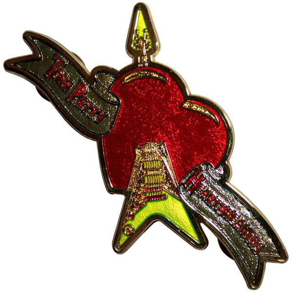 Tom Petty & The Heartbreakers Flying Heart Pin Badge Tom Petty & The Heartbreakers Flying Heart Pin Badge