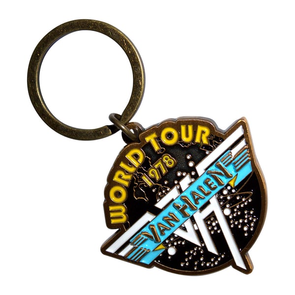 Van Halen World Tour ´78 Retro Logo Keyring