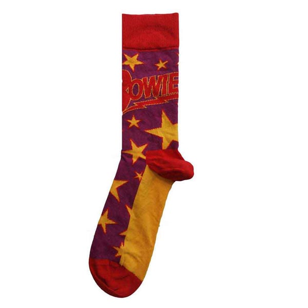 David Bowie Unisex Adult Infill Stars Ankle Socks