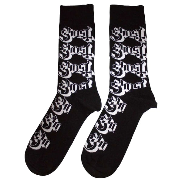 Ghost Unisex Adult Repeat Logo Ankle Socks