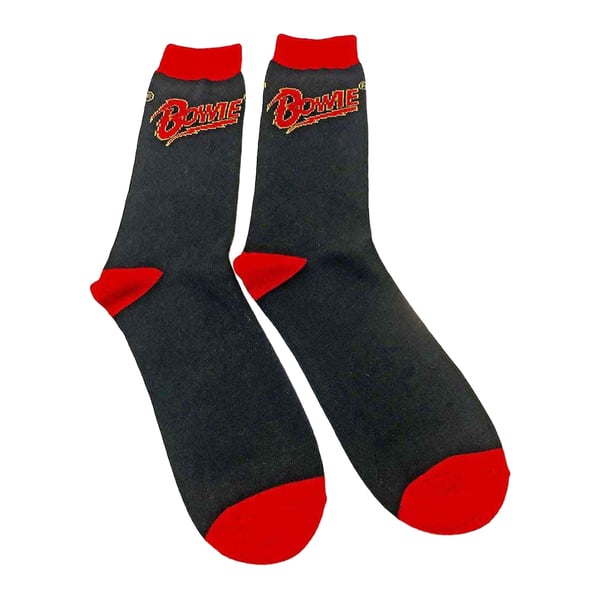 David Bowie Unisex Adult Flash Logo Ankle Socks