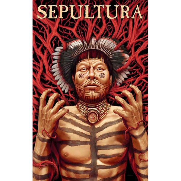 Sepultura Roots Logo Textile Poster Sepultura Roots Logo Textile Poster