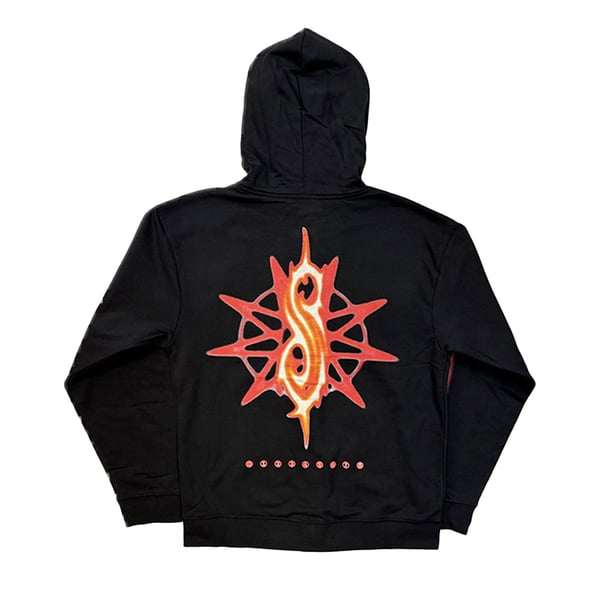 Slipknot Unisex hættetrøje med lynlås til voksne