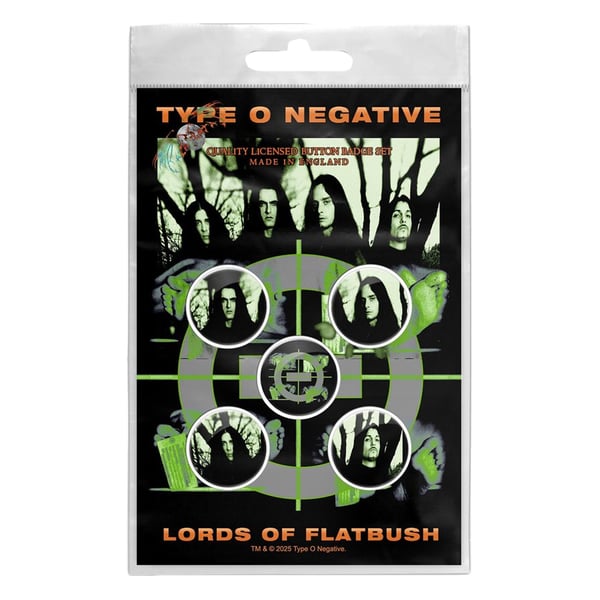 Type O Negative Lords Of Flatbush Knappnål Märke Type O Negative Lords Of Flatbush Knappnål Märke