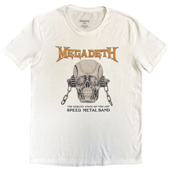 Megadeth Unisex Adult Speed Metal T-Shirt