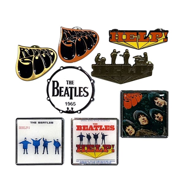 The Beatles 1965 Badge Set