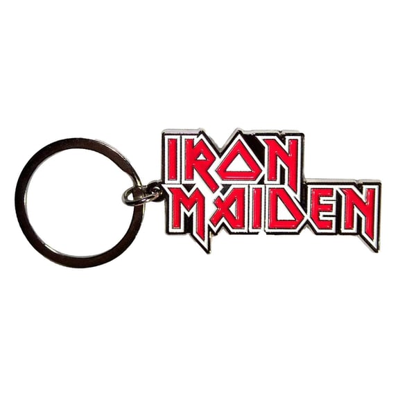 Iron Maiden Stacked Logo Keyring