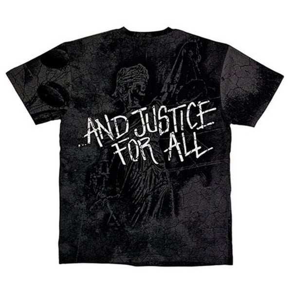Metallica Unisex Aikuisten And Justice For All Pesty T-paita