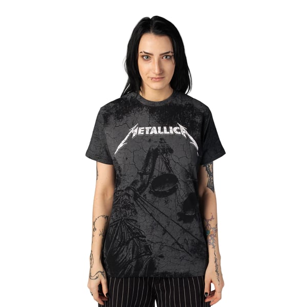 Metallica Unisex Aikuisten And Justice For All Pesty T-paita