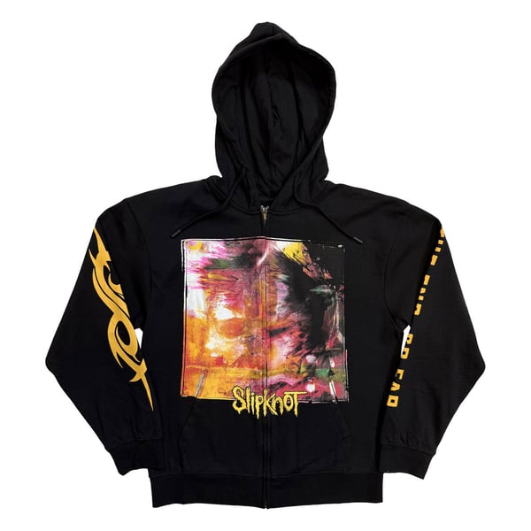 Slipknot Unisex Adult The End, So Far Track List Full Zip Hoodie