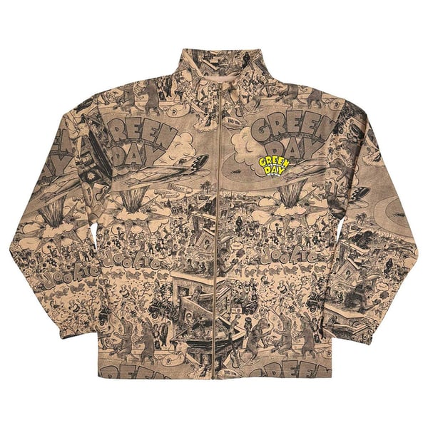 Green Day Unisex Adult Dookie All-Over Print Zipped Jacket