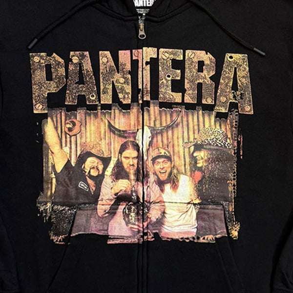 Pantera Unisex aikuisten vetoketjullinen huppari