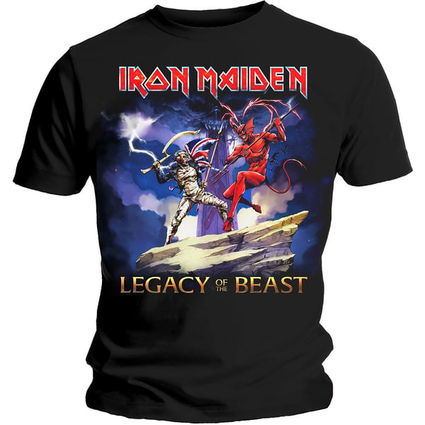 Iron Maiden Unisex Aikuisten Legacy Beast Fight T-paita