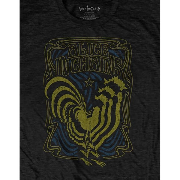 Alice In Chains Unisex Adult Rooster T-Shirt