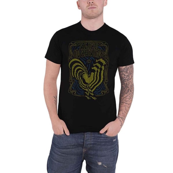 Alice In Chains Unisex Adult Rooster T-Shirt