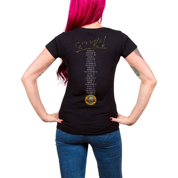 Guns N Roses Womens/Ladies Not in this Lifetime Tour T-Shirt