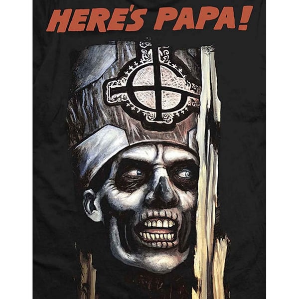 Ghost Unisex Vuxen Here´s Papa T-Shirt