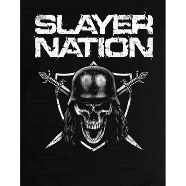 Slayer Unisex Aikuisten Nation T-paita