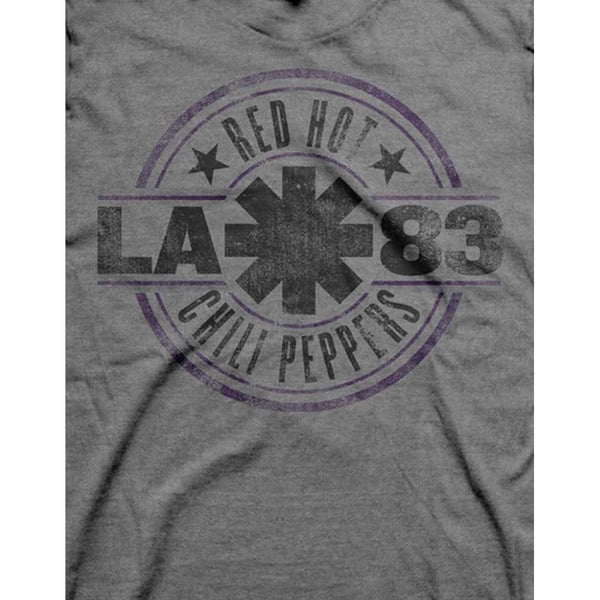 Red Hot Chilli Peppers Unisex LA 83 T-shirt til voksne