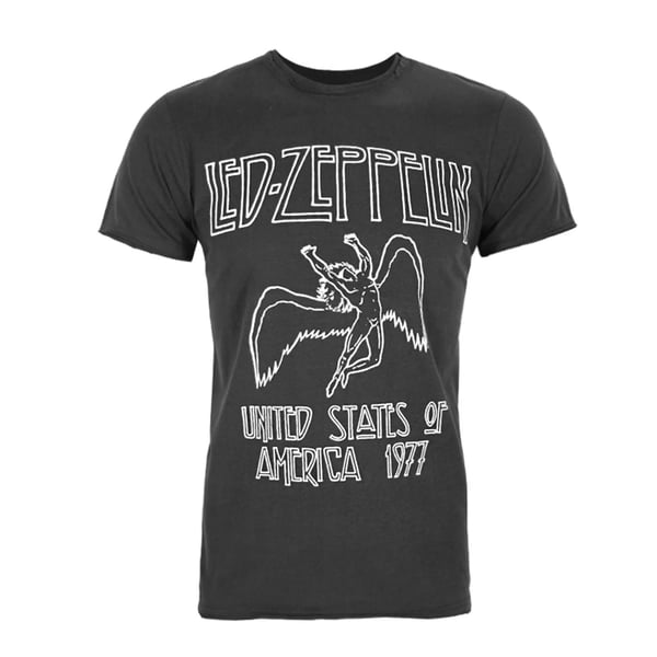 Led Zeppelin Unisex T-shirt til voksne med verdenspremiere på TSRTS