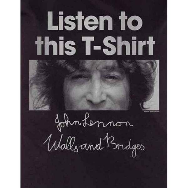 John Lennon Naisten/Naisten Listen Lady T-paita