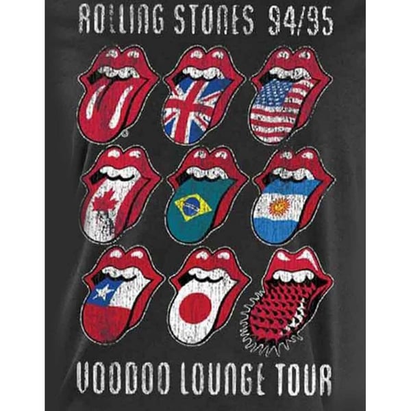 The Rolling Stones Dame/Voodoo Lounge Tongue T-shirt til kvinder/damer