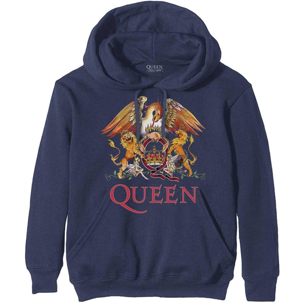 Queen Unisex aikuisten klassinen vaakunahuppari Queen Unisex aikuisten klassinen vaakunahuppari