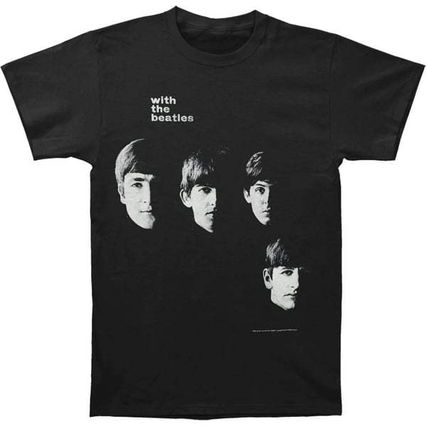 The Beatles Womens/Ladies Back Print T-Shirt