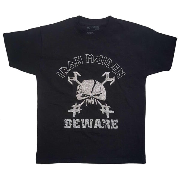 Iron Maiden Childrens/Kids Beware T-Shirt