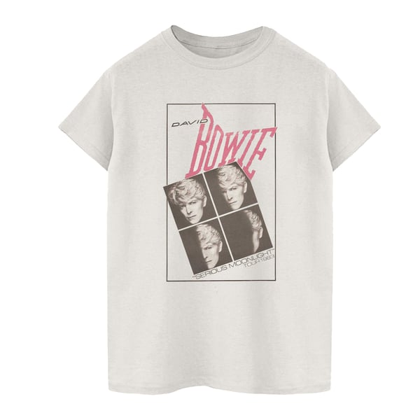 David Bowie Unisex Adult Serious Moonlight T-Shirt