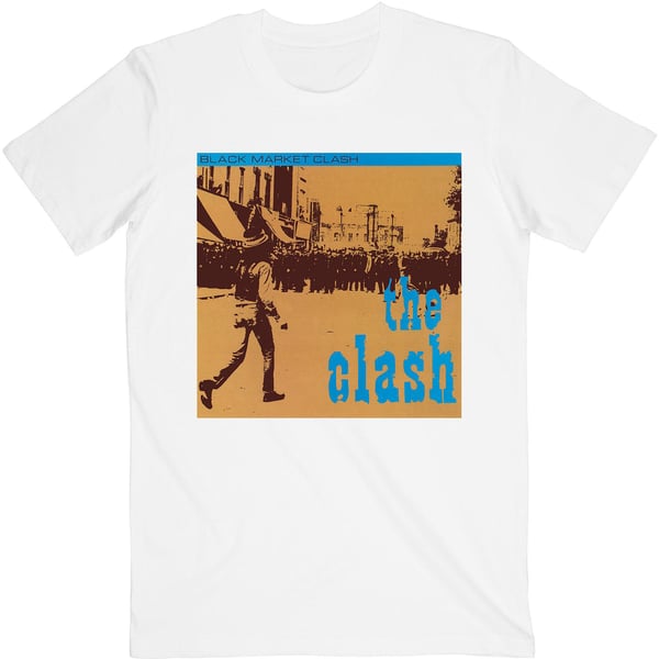 The Clash Unisex Adult Black Market T-Shirt