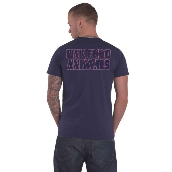 Pink Floyd Unisex Vuxen AWBDG T-shirt med ryggtryck