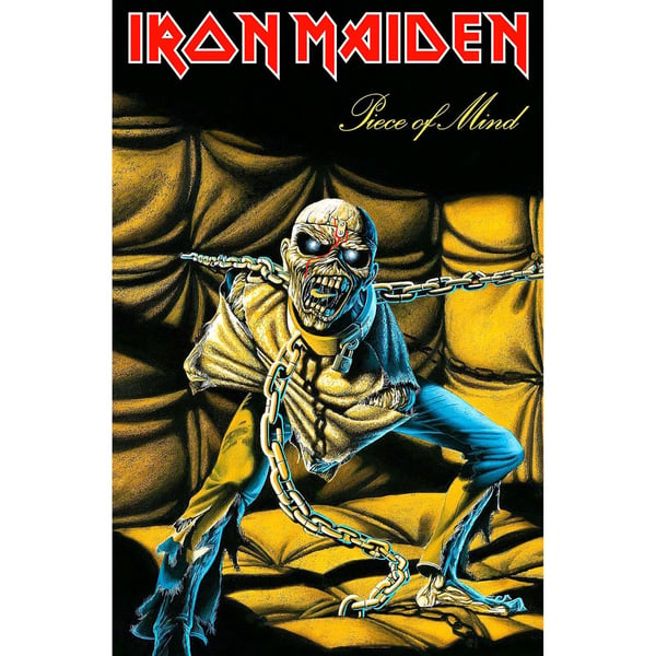 Iron Maiden Piece Of Mind Textile Poster