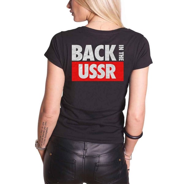 The Beatles Womens/Ladies Back In the USSR Back Print T-Shirt