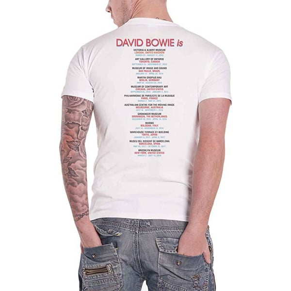 David Bowie Unisex Vuxen Bowie Is Back Tryckt T-shirt