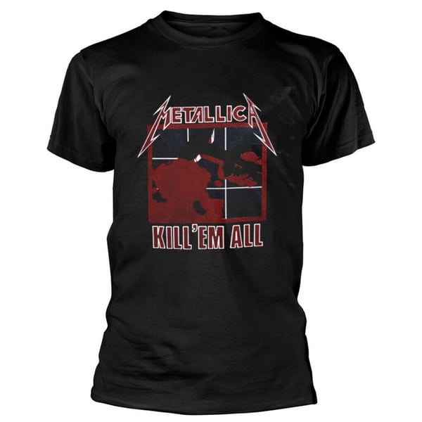 Metallica Unisex Aikuisten Kill Em All Selkäpainatus T-paita