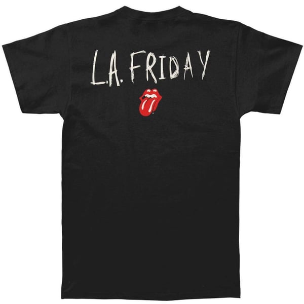 The Rolling Stones Unisex Aikuisten LA Friday Selkäpainatus T-paita
