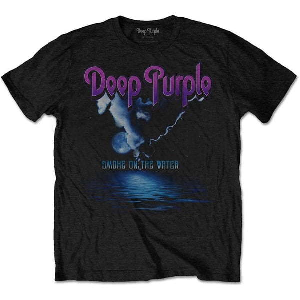 Deep Purple Unisex Aikuisten Smoke On The Water T-paita