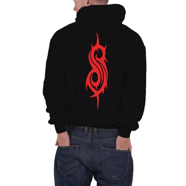 Slipknot Unisex Aikuisten Takapainatus Logo Huppari
