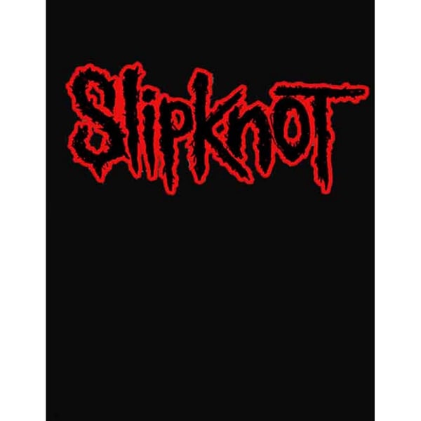 Slipknot Unisex Aikuisten Takapainatus Logo Huppari