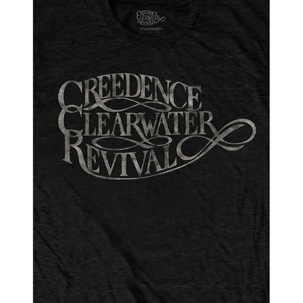 Creedence Clearwater Revival Unisex Adult Vintage Logo T-Shirt