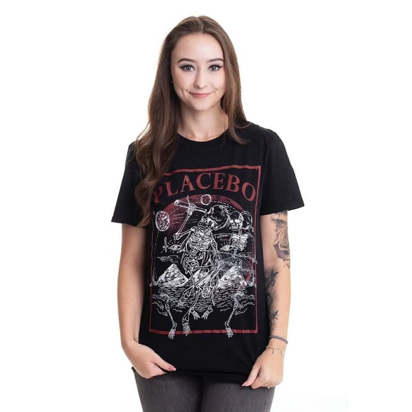Placebo Unisex Adult Astro Skeleton T-Shirt