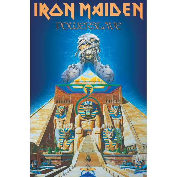 Iron Maiden Powerslave Textile Poster