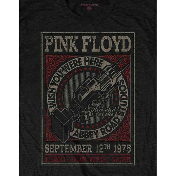 Pink Floyd Unisex Adult WYWH Abbey Road Studios T-Shirt