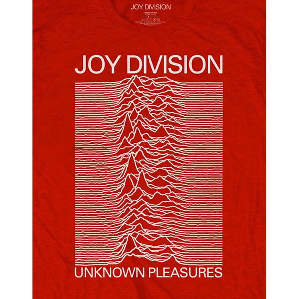 Joy Division Unisex T-shirt i bomuld til voksne med ukendte fornøjelser